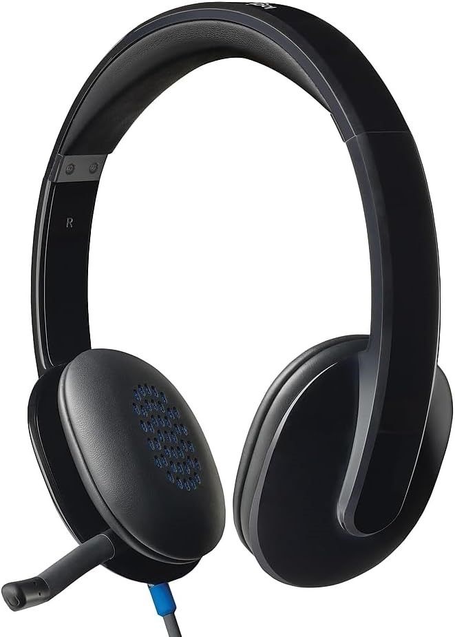 LOGITECH H540 Corded Headset - BLACK - USB