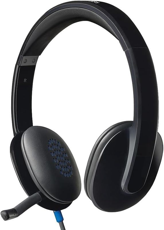 LOGITECH H540 Corded Headset - BLACK - USB