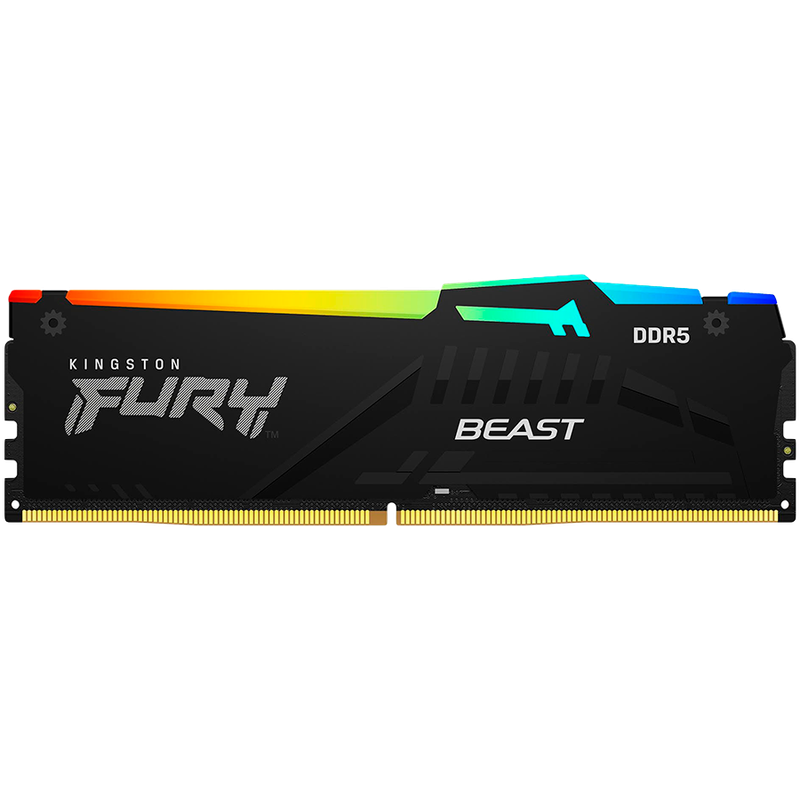 Kingston 16GB 5600MT/s DDR5 CL36 DIMM FURY Beast RGB EXPO