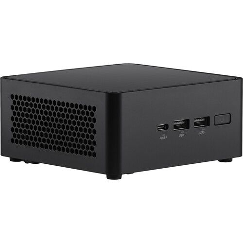 ASUS NUC 14pro/RNUC14RVHI300002I/Intel Core 3 100U/Intel Graphics/4xUSB/M.2 22x80 NVMe; 22x42 NVMe/2.5&#39;&#39; SATA slot/2,5Gbe LAN/2xHDMI/ 2x Thunderbolt 4 (USB-C+DP)/no Storage/no RAM/AX211.D2WG.NV/no OS