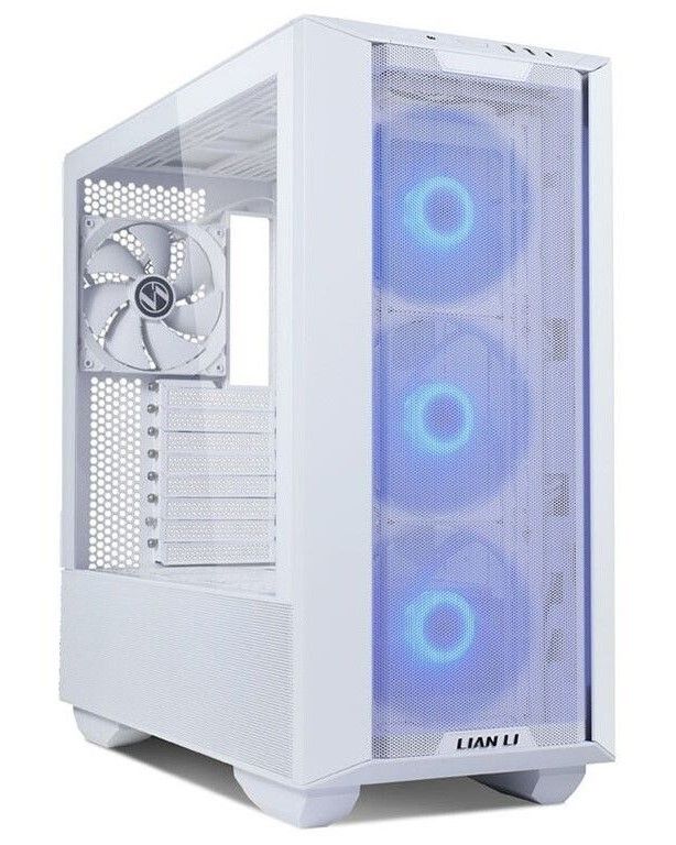 Case ATX Lian Li LANCOOL III Mesh RGB Midi-Tower, Tempered Glass, White