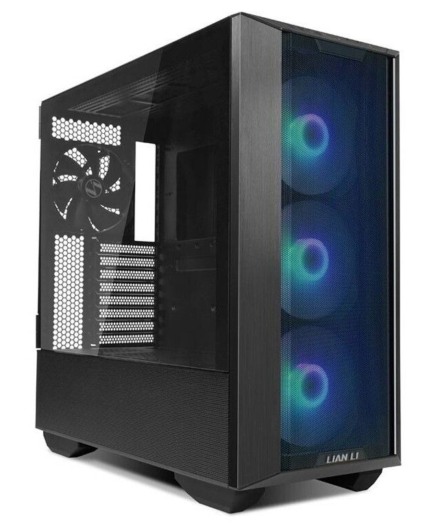 Case ATX Lian Li LANCOOL III Mesh RGB Midi-Tower, Tempered Glass, black