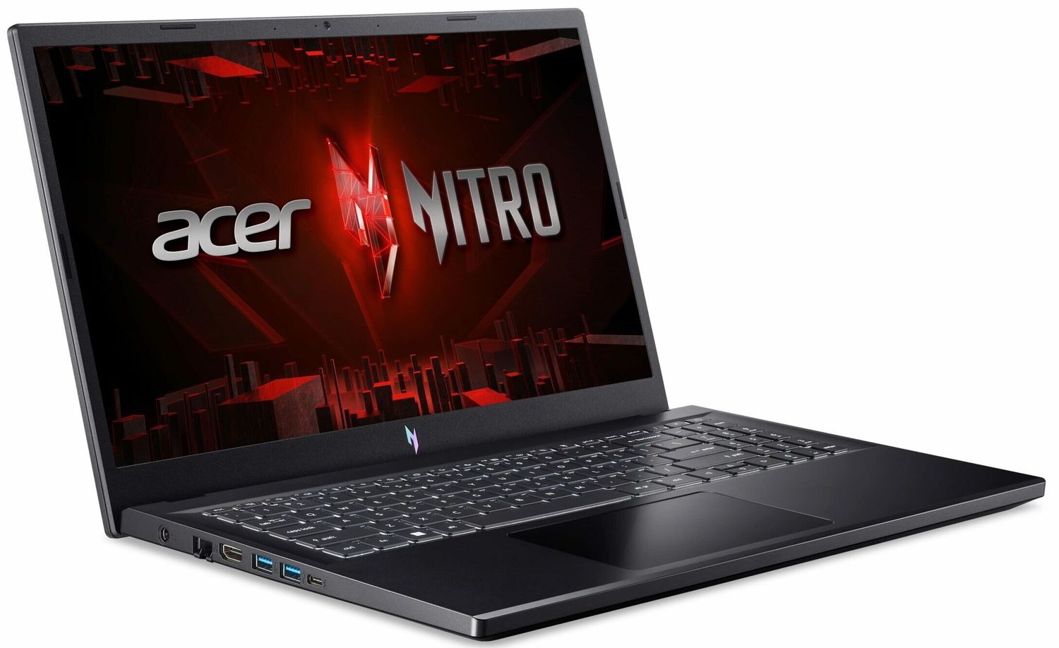 ACER Nitro V 15 ANV15-41-R378 AMD Ryzen 5 7535HS 15.6inch FHD 32GB DDR5 512GB PCIe NVMe SSD RTX 4050 2x2AX+BT NOOS Obsidian Black