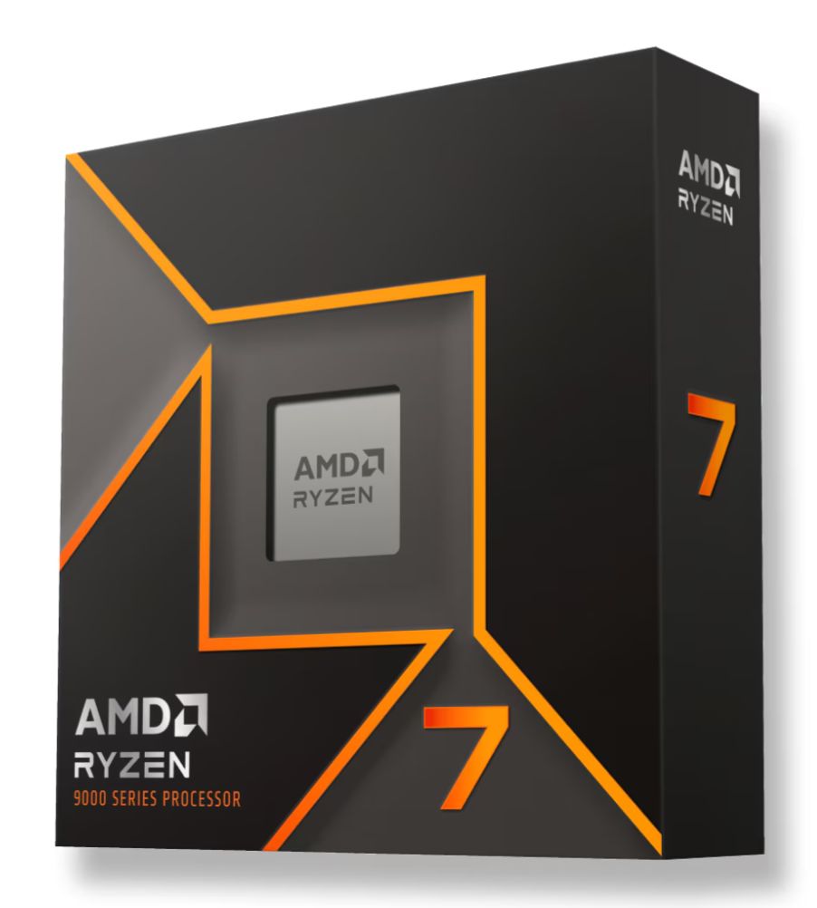 AMD CPU Desktop Ryzen 7 8/16T 9700X (3.8GHz/5.5GHz, 40MB, 65W, AM5) box, with Radeon Graphics