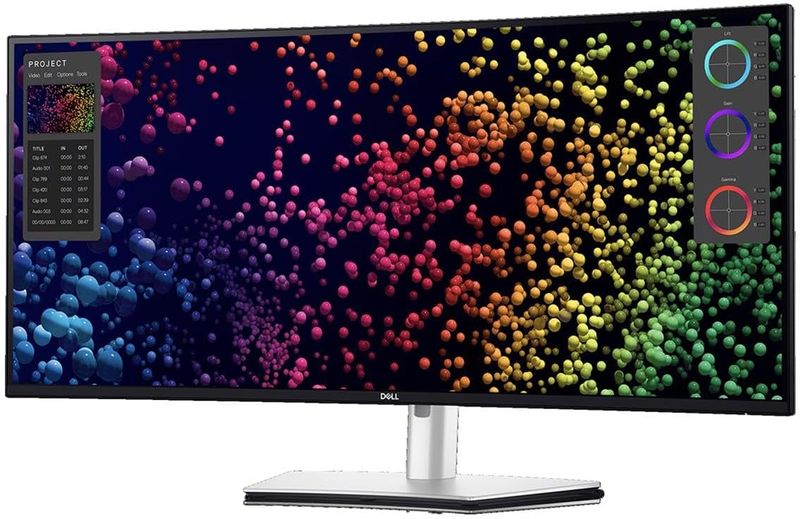 Monitor DELL UltraSharp U4025QW 40&quot; Curved, 5120x2160, WUHD, 120Hz, IPS Antiglare, 21:9, 1000:1, 450 cd/m2, 8ms/5ms, 178/178, DP, HDMI, 2xTHB4, 3xUSB-C, 5xUSB-A, RJ-45, Audio line out, 2x 9W Speakers