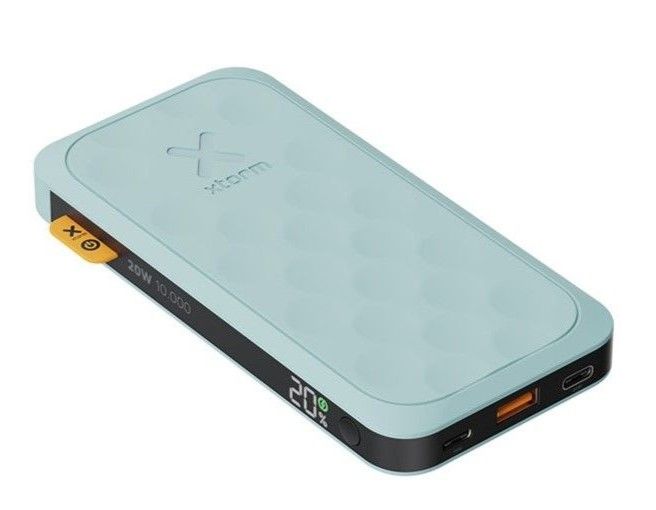 Powerbank Xtorm Fuel 20W, 10.000 mAh, 2x USB-C PD 20W, USB-A QC 3.0, Teal blue