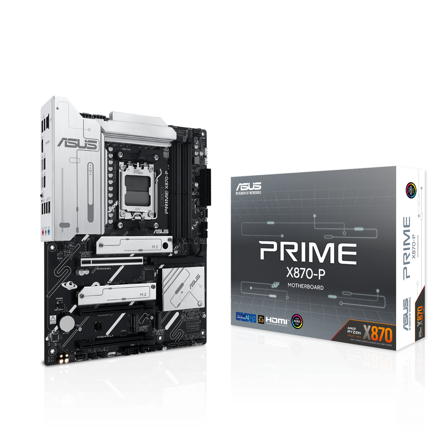 ASUS Mainboard Desktop PRIME X870-P (AM5, 4xDDR5, ATX)