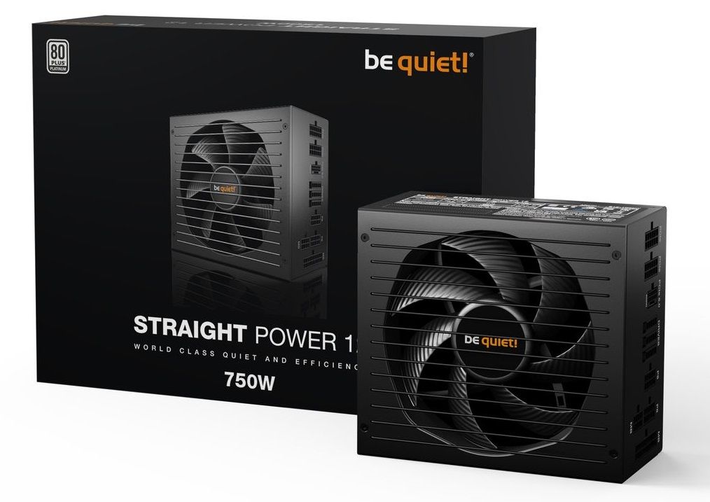 BE QUIET Straight Power 12 750W power supply 80 PLUS platinum,  ATX3.0, PCIe 5.0, modular