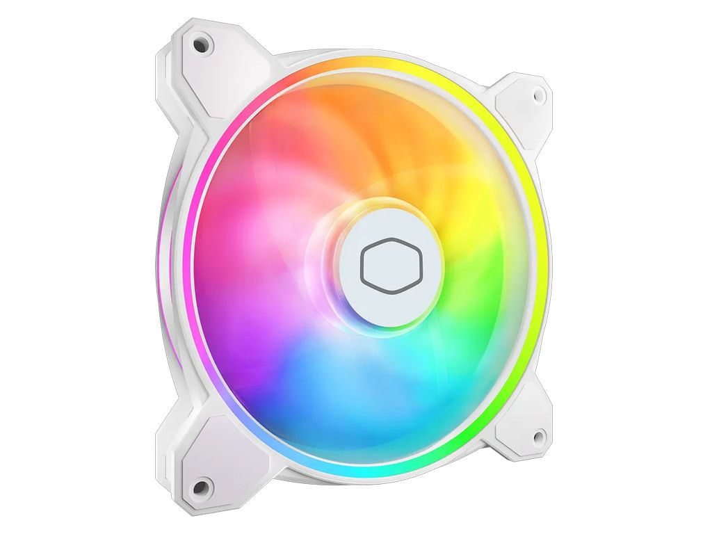 Fan Cooler Master MasterFan MF140 Halo2 ARGB, PWM, 140 mm, White