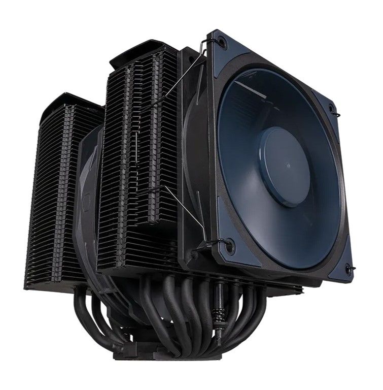 Air Cooler Cooler Master MasterAIr MA824 STEALTH, 120+130mm, Black