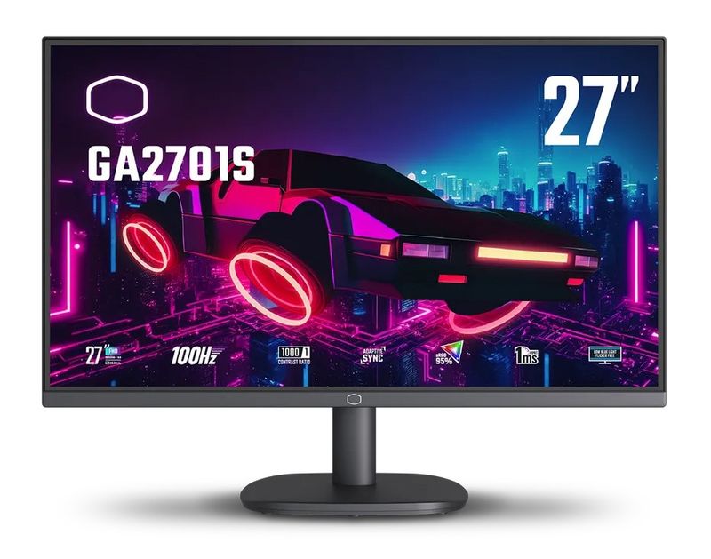 Monitor 27&quot; (69 cm) FullHD, IPS 100Hz, HDMI, VGA, Cooler Master GA2701S