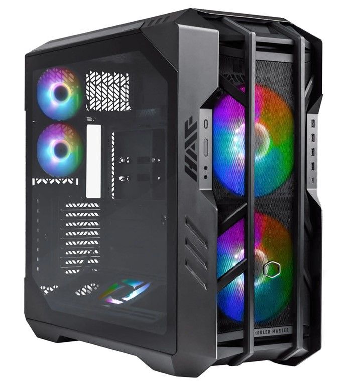 Computer case Cooler Master HAF 700, ATX, Full Tower, ARGB, tempered glass, gray