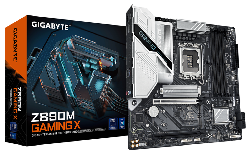 GIGABYTE Mainboard Desktop Z890M GAMING X (LGA1851, DDR5, micro ATX)