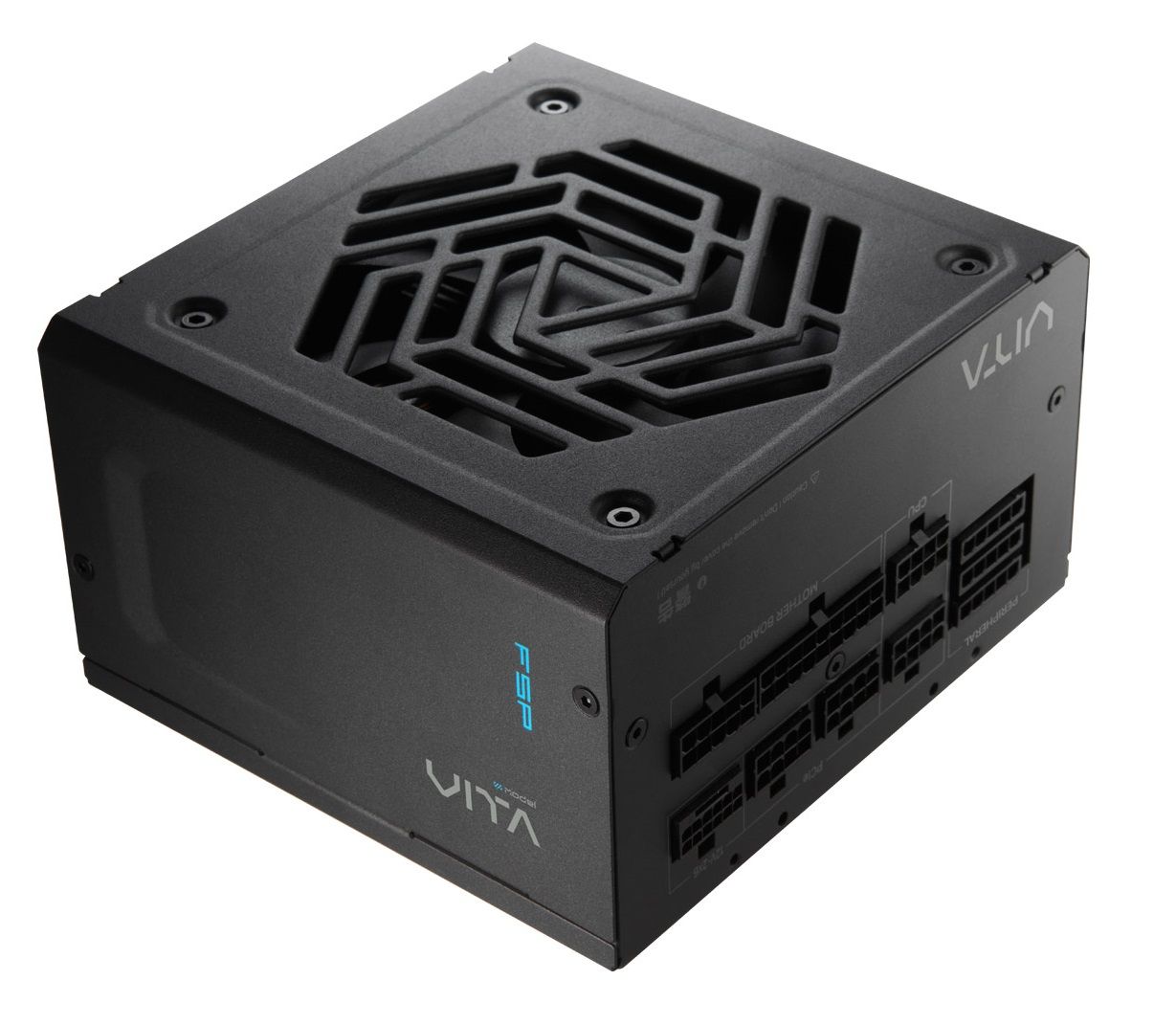 FSP VITA 750W, 80+ GOLD, ATX 3.1 modular, PCie 5.1, 120mm hydraulic bearing ( HYB ) fan, 105°C Japanese bulk capacitor