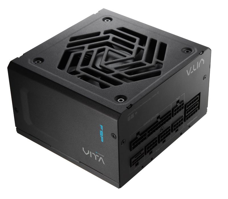 FSP VITA 750W, 80+ GOLD, ATX 3.1 modular, PCie 5.1, 120mm hydraulic bearing ( HYB ) fan, 105°C Japanese bulk capacitor