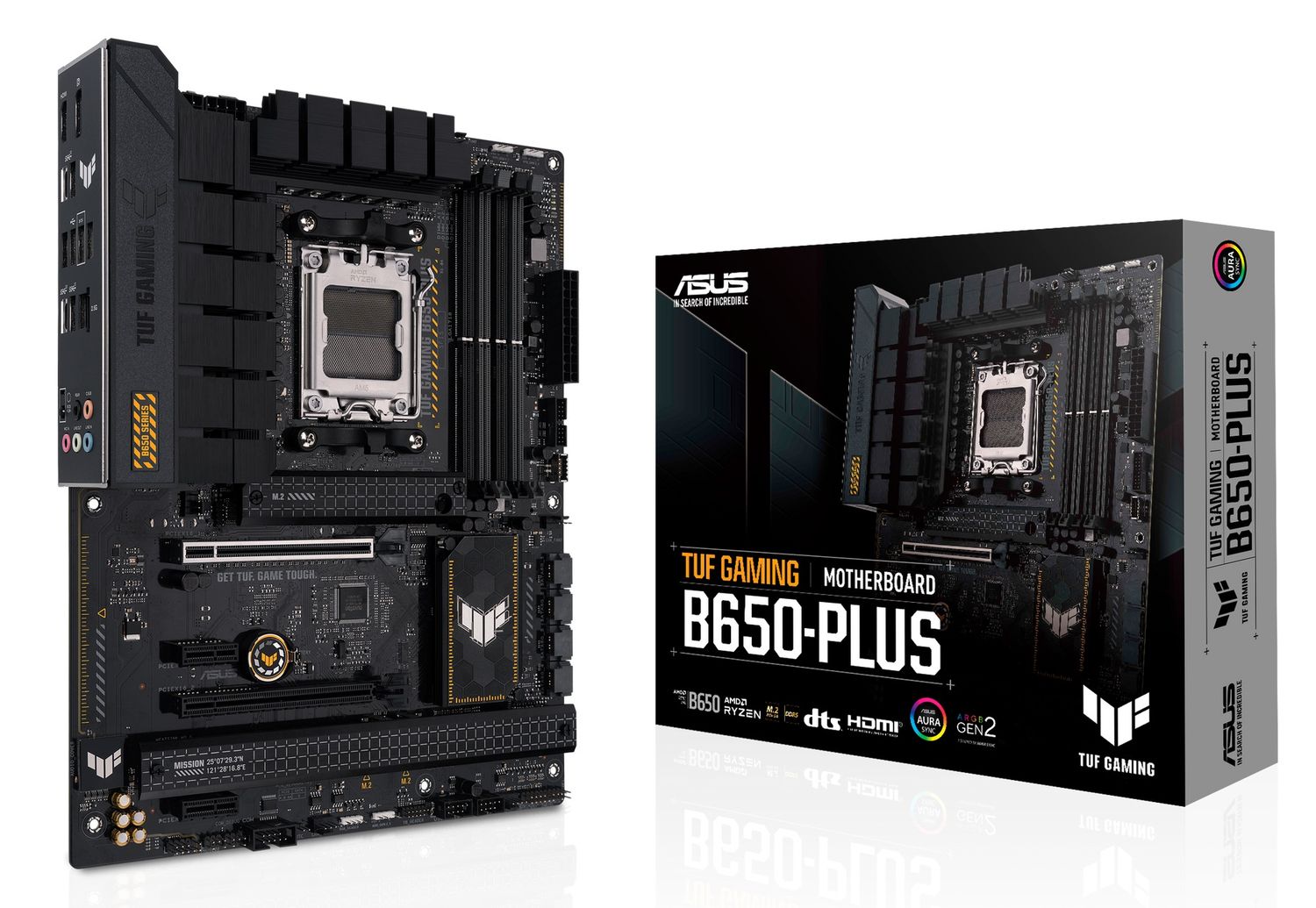 ASUS Mainboard Desktop TUF GAMING B650-PLUS(AM5, DDR5x4, ATX)