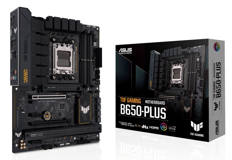 ASUS Mainboard Desktop TUF GAMING B650-PLUS(AM5, DDR5x4, ATX)