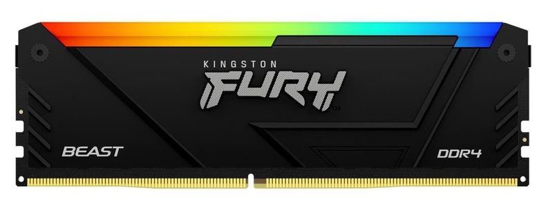 Kingston FURY Beast RGB 16GB DDR4 3200MT/s CL16 DIMM 1Gx8