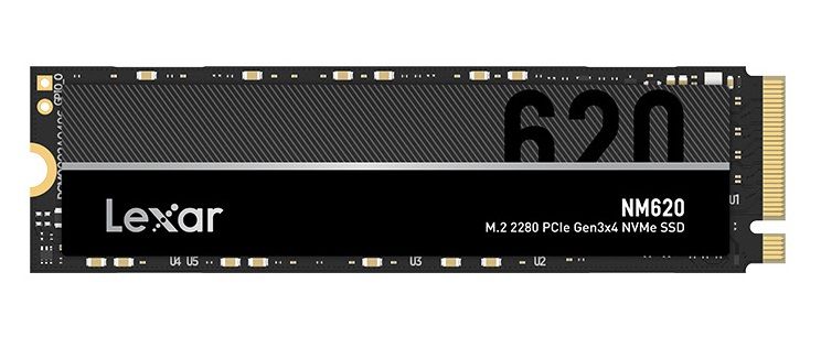 Lexar 512GB M.2 80mm PCI-e 3.0 x4 NVMe, 3D TLC, Lexar NM620, up to 3500MB/s, write up to 2400MB/s