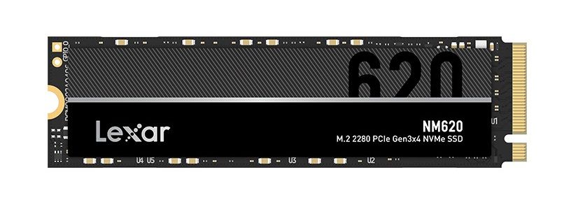 Lexar 256GB M.2 80mm PCI-e 3.0 x4 NVMe, 3D TLC, Lexar NM620, up to 3500 MB/s read and 1300 MB/s write