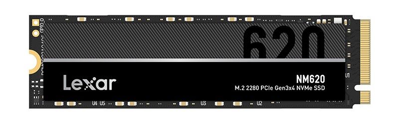 Lexar NM620 2TB M.2 80mm PCI-e 3.0 x4 NVMe, 3D TLC, Read speed	3,500 MB/s, Write speed 3,000 MB/s