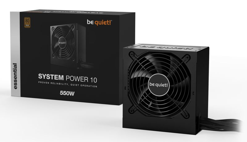 BE QUIET SYSTEM POWER 10 550W 80+ Bronze, 120mm Fan, ATX