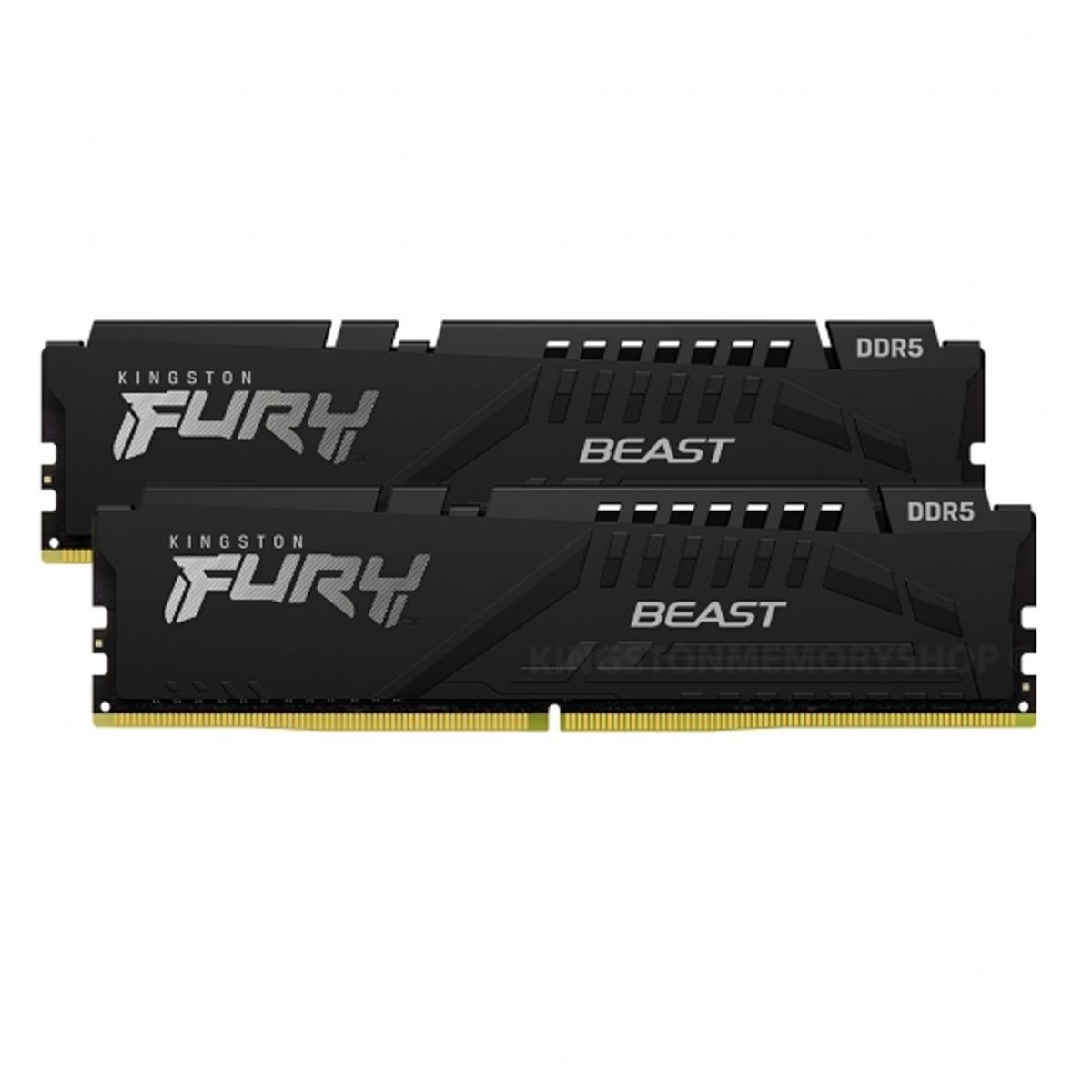 Kingston FURY Beast Black 32GB(2x16GB) 6000MT/s DDR5 CL30 DIMM, EXPO