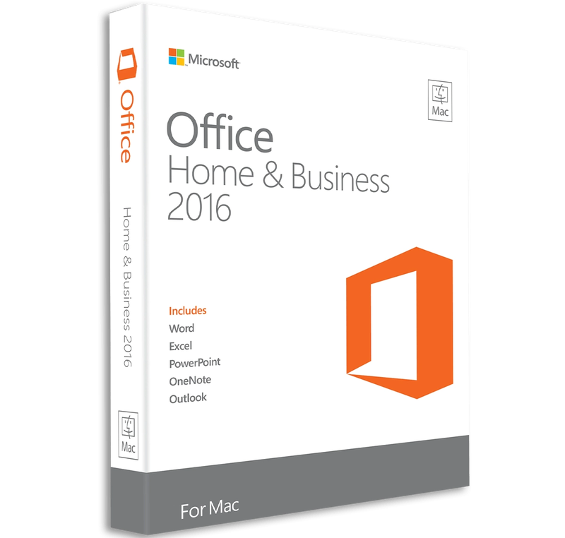 MICROSOFT OFFICE 2016 HOME AND BUSINESS (MAC)