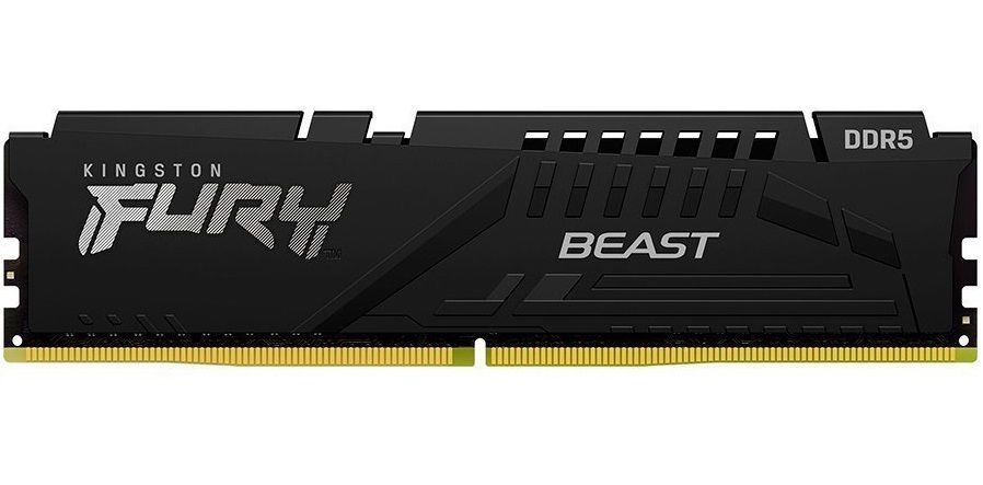 Kingston FURY Beast Black 1x16GB 6400 MT/s CL32 DDR5  1.4V XMP 3.0