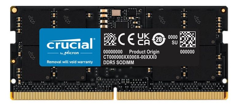 Crucial SODIMM 32GB DDR5 PC5-38400 4800MT/s CL40 1.1V