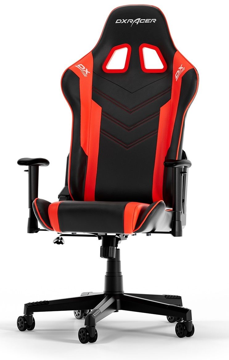DXRacer PRINCE L Black &amp; Red PVC Leather