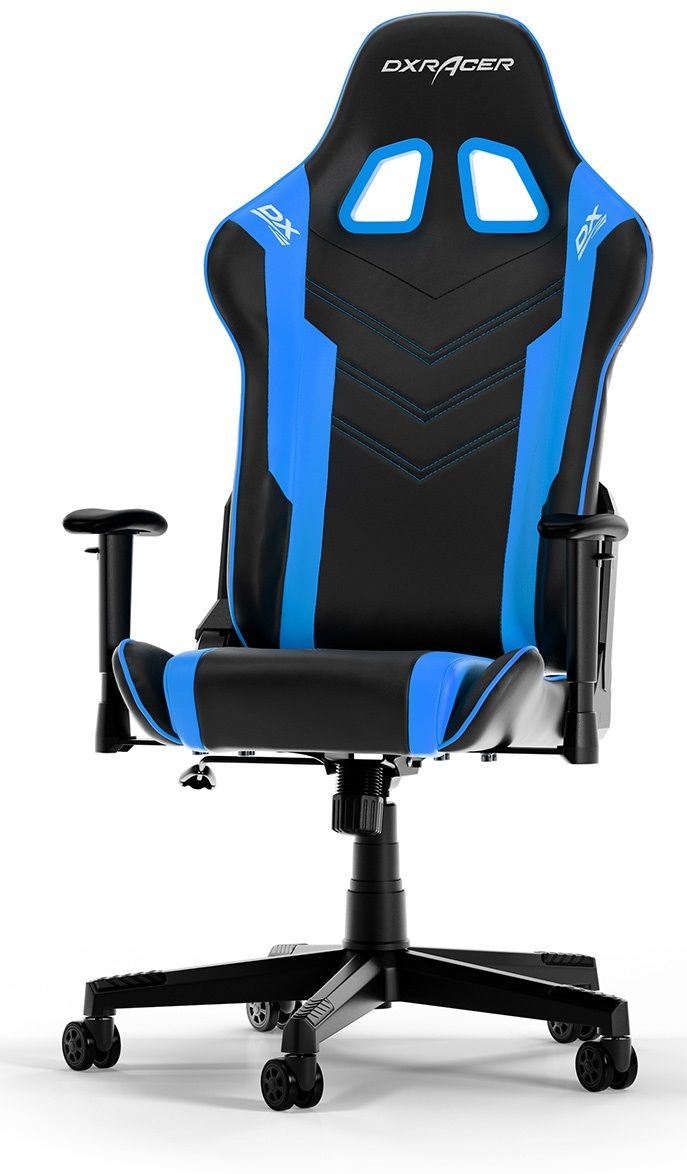 DXRacer PRINCE L Black &amp; Blue PVC Leather