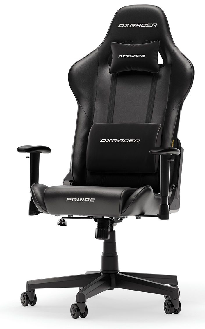 DXRacer PRINCE L Black PVC Leather