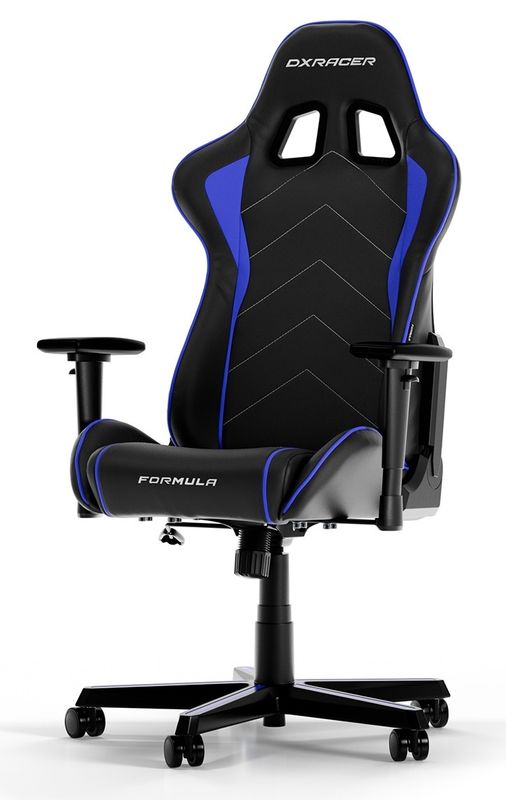 DXRacer FORMULA L Black &amp; Indigo PVC Leather