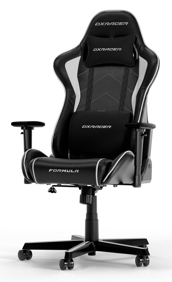 DXRacer FORMULA XL Black &amp; White PVC Leather