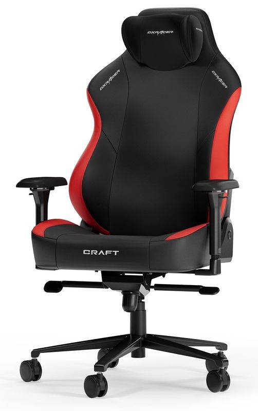 DXRacer CRAFT L Black &amp; Red EPU Leather