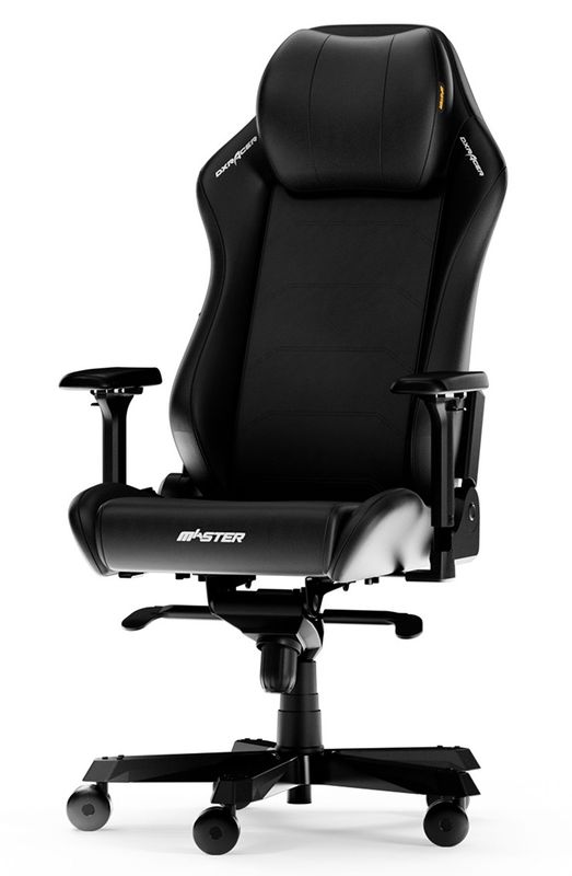 DXRacer MASTER XL Black Microfiber Leather