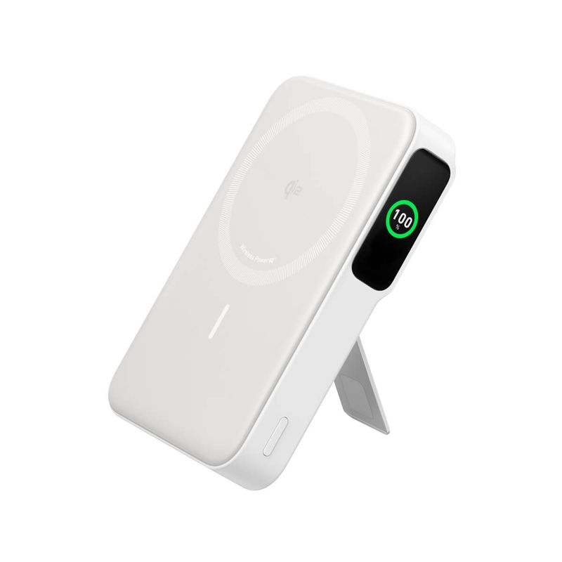 Anker 633 Magnetic Wireless Power Bank 10000mAh, 15W, with 27W USB-C port: bijela, prijenosni punjač