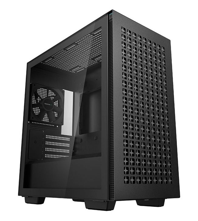 DeepCool CH370, Micro-ATX, Tempered Glass, Black