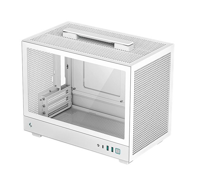 DeepCool CH160 WH, Mini-ITX, Tempered Glass, White