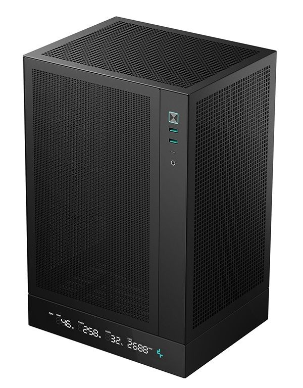 DeepCool CH179 Digital, Mini-ITX, LCD, Black