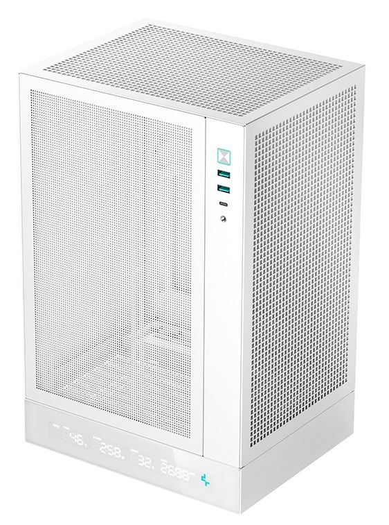 DeepCool CH179 Digital WH, Mini-ITX, LCD, White