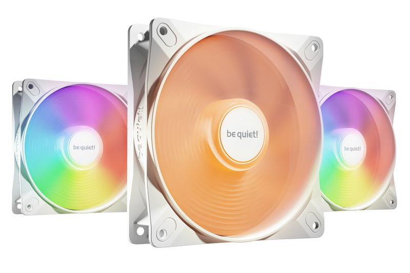 BE QUIET LIGHT WINGS LX 120mm PWM high-speed White Triple-Pack
