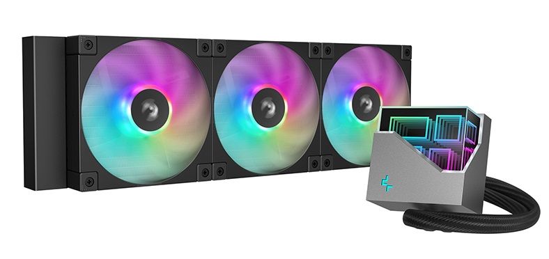 DeepCool LT360 ARGB, 360mm, RGB, Black