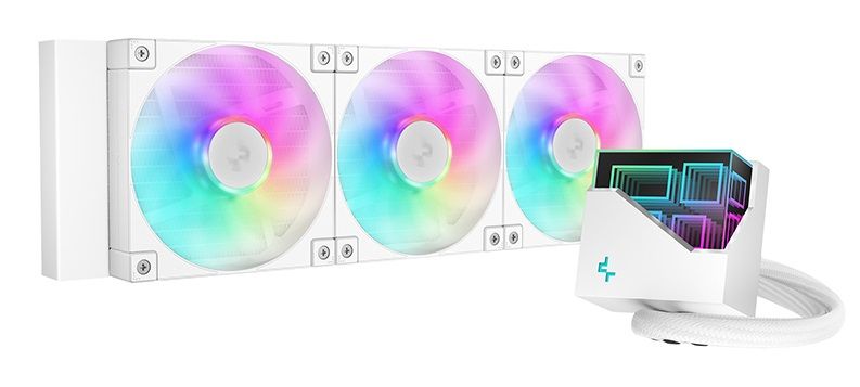 DeepCool LT360 ARGB, 360mm, RGB, White