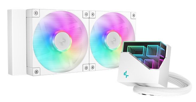 DeepCool LT240 WH ARGB, 240mm, RGB, white