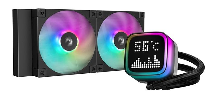 DeepCool LP240, 240mm, Matrix, ARGB, black