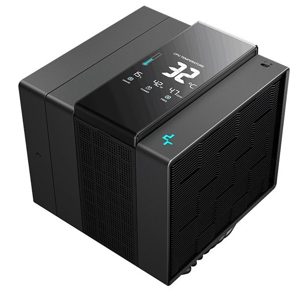 DeepCool ASSASSIN IV VC VISION, 140mm, Vapor Chamber, LCD, Black