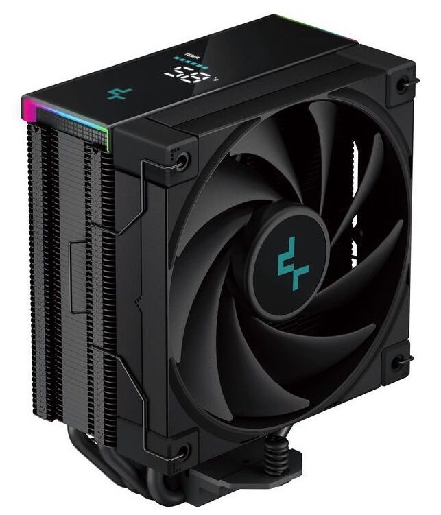 DeepCool AK500S DIGITAL, 120mm, LCD, ARGB, black