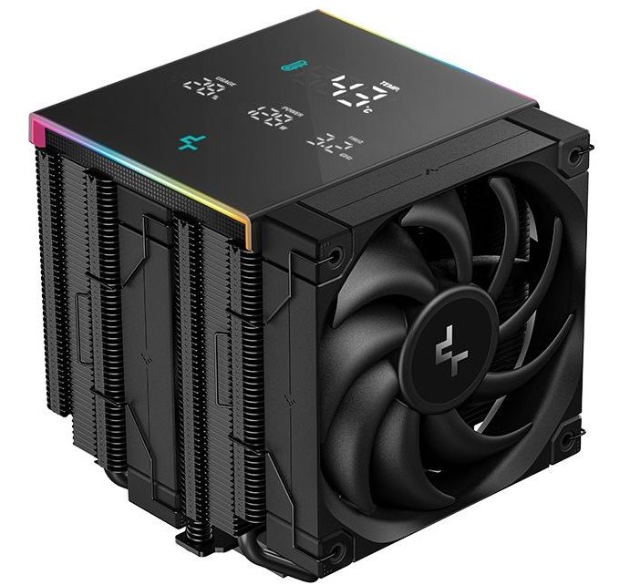 DeepCool AK620 Digital Pro, 2x 120mm, LCD, Black